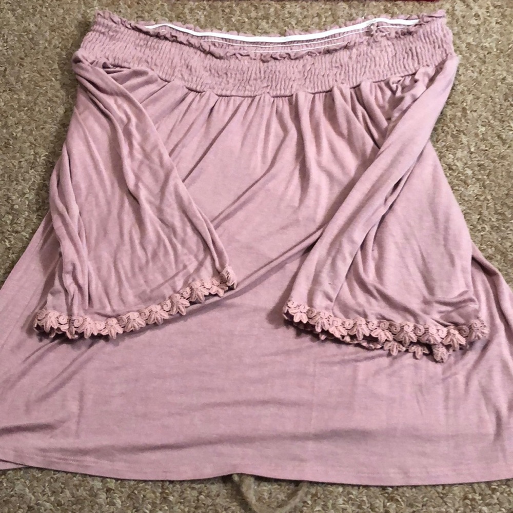 Off The Shoulder Blush Top